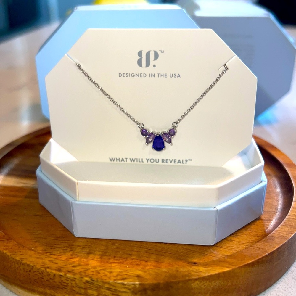 NWT Dark Amethyst Necklace